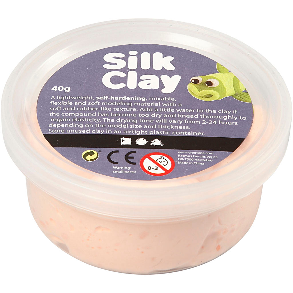 Silk Clay - Light Pink, 40gr.