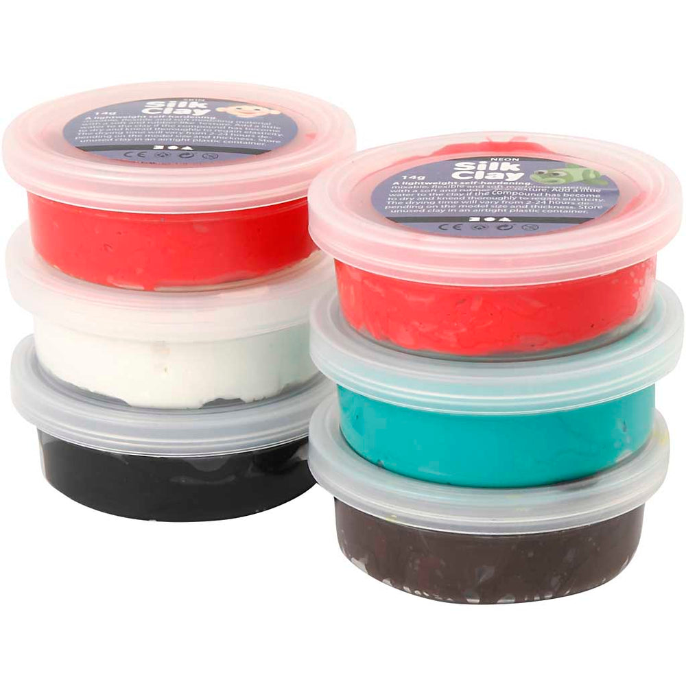 Silk clay ®, Christmas paint, 6x14 gr 1 box
