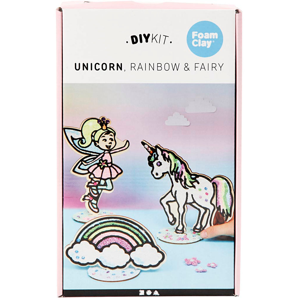 Foam clay unicorn, 1 set
