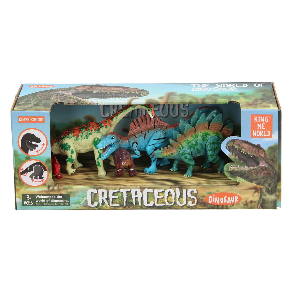Deluxe dino play set, 6 pieces.