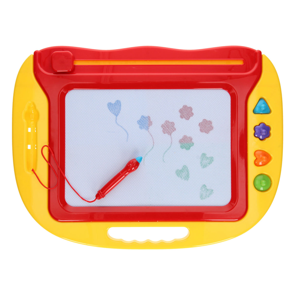 Magnetyczna deska kreślarska XL - żółta czerwona