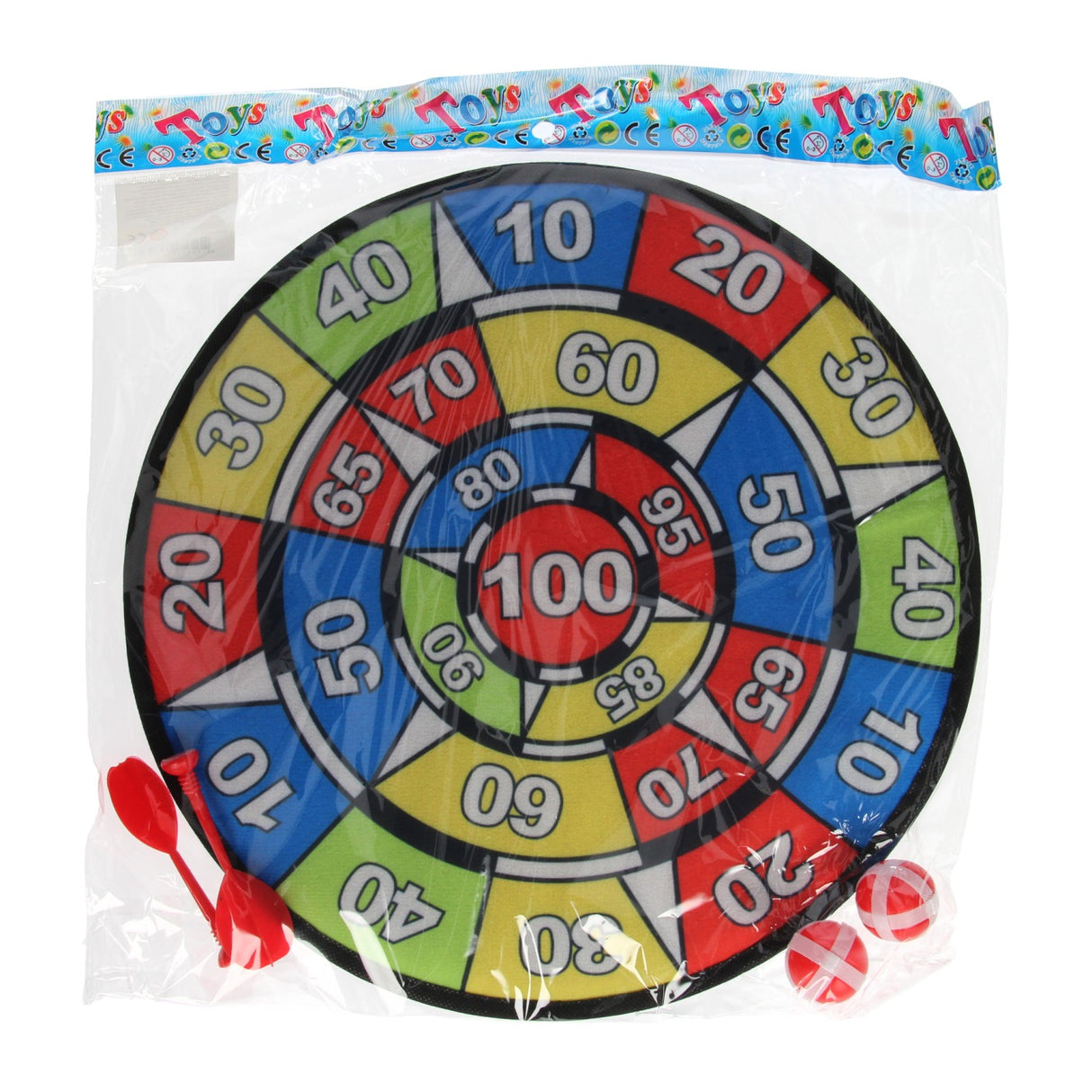 Dartspiel mit Klettverschluss, 36 cm