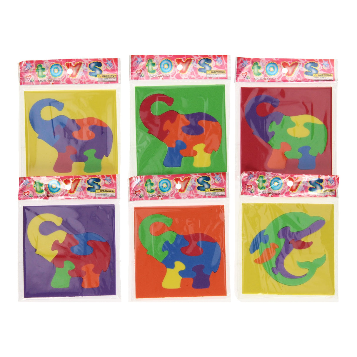 Animal foam puzzle