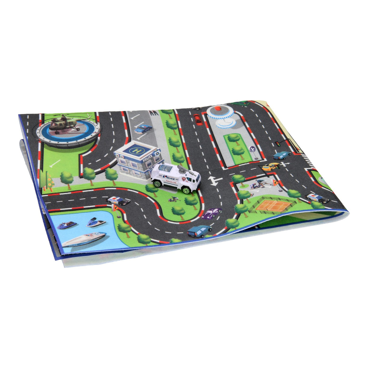 Police Play Mat with Car