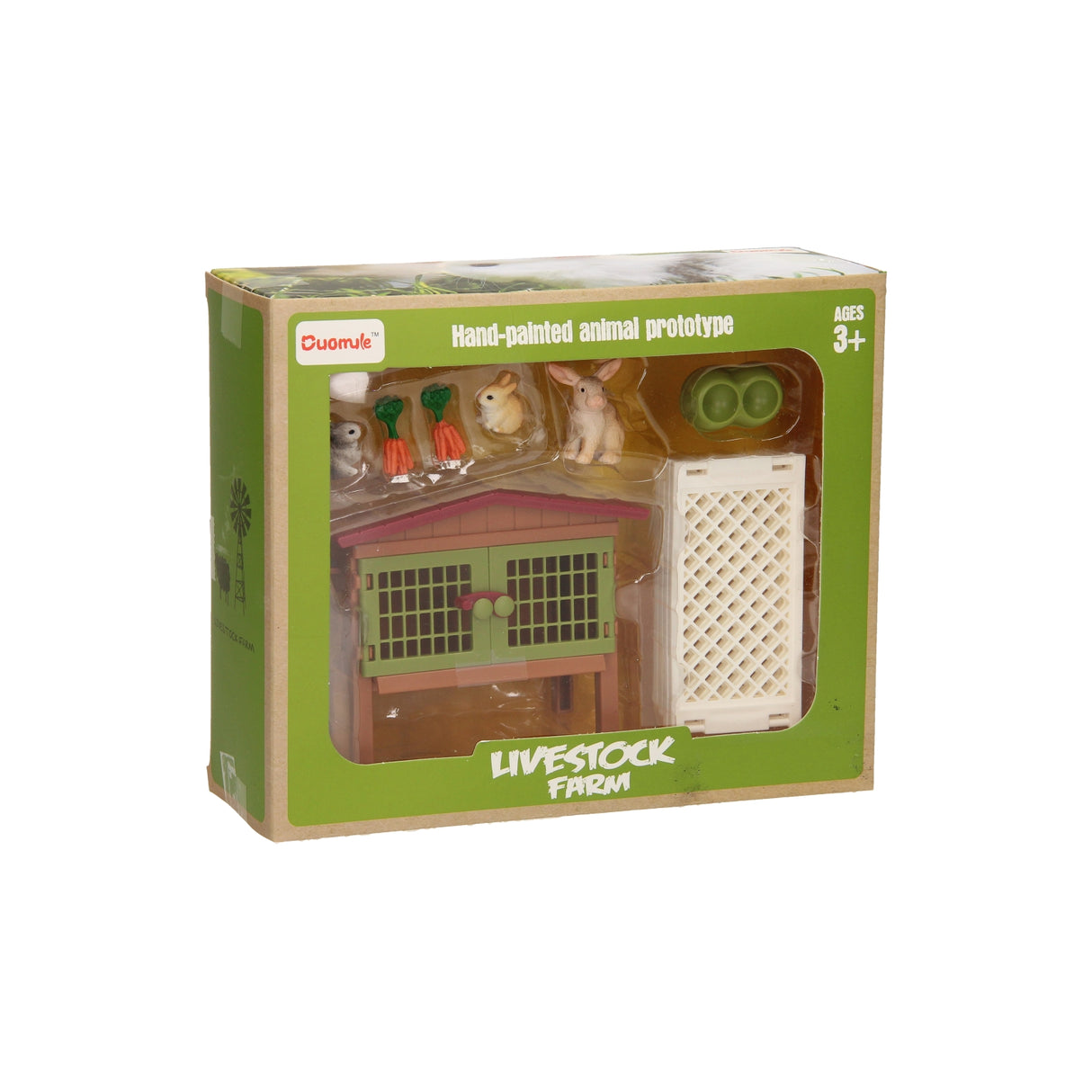 Ensemble de jeu clapier à lapin