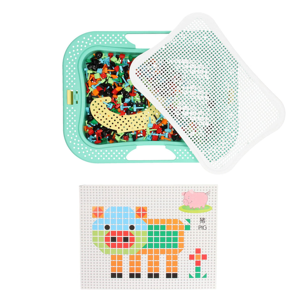 Insert mosaic in storage case