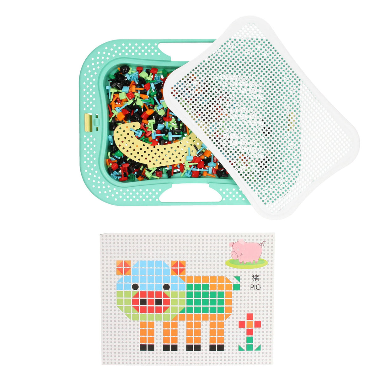 Insert mosaic in storage case