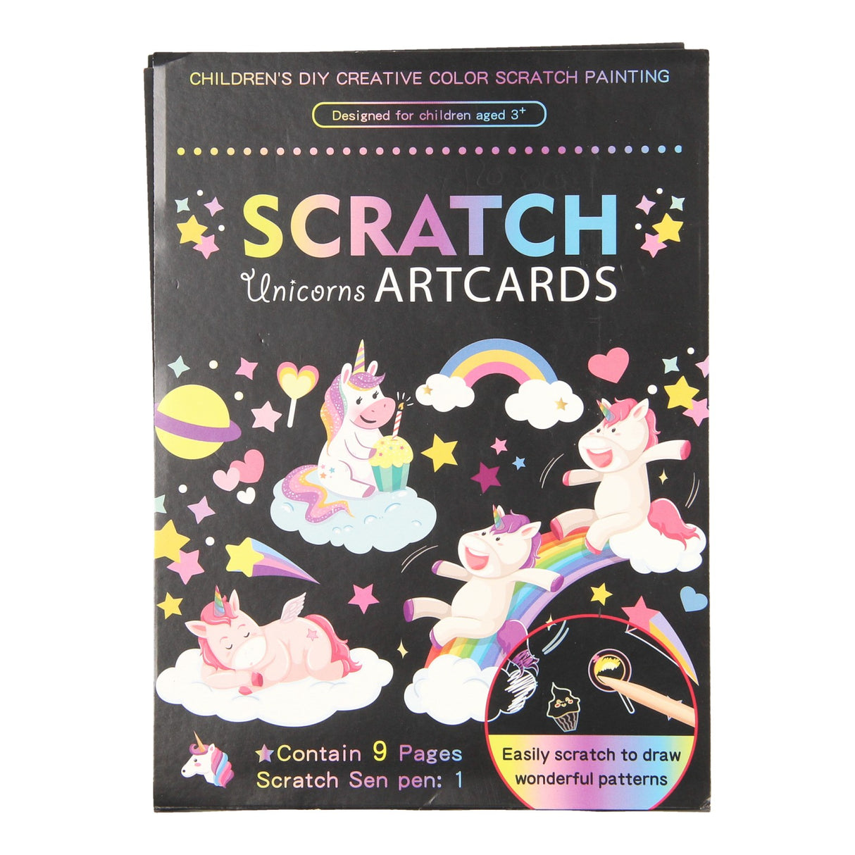 Scratch cards unicorn