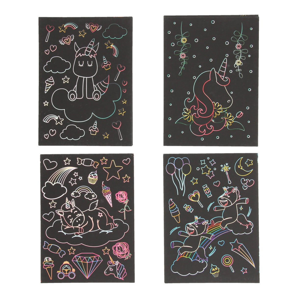 Scratch cards unicorn