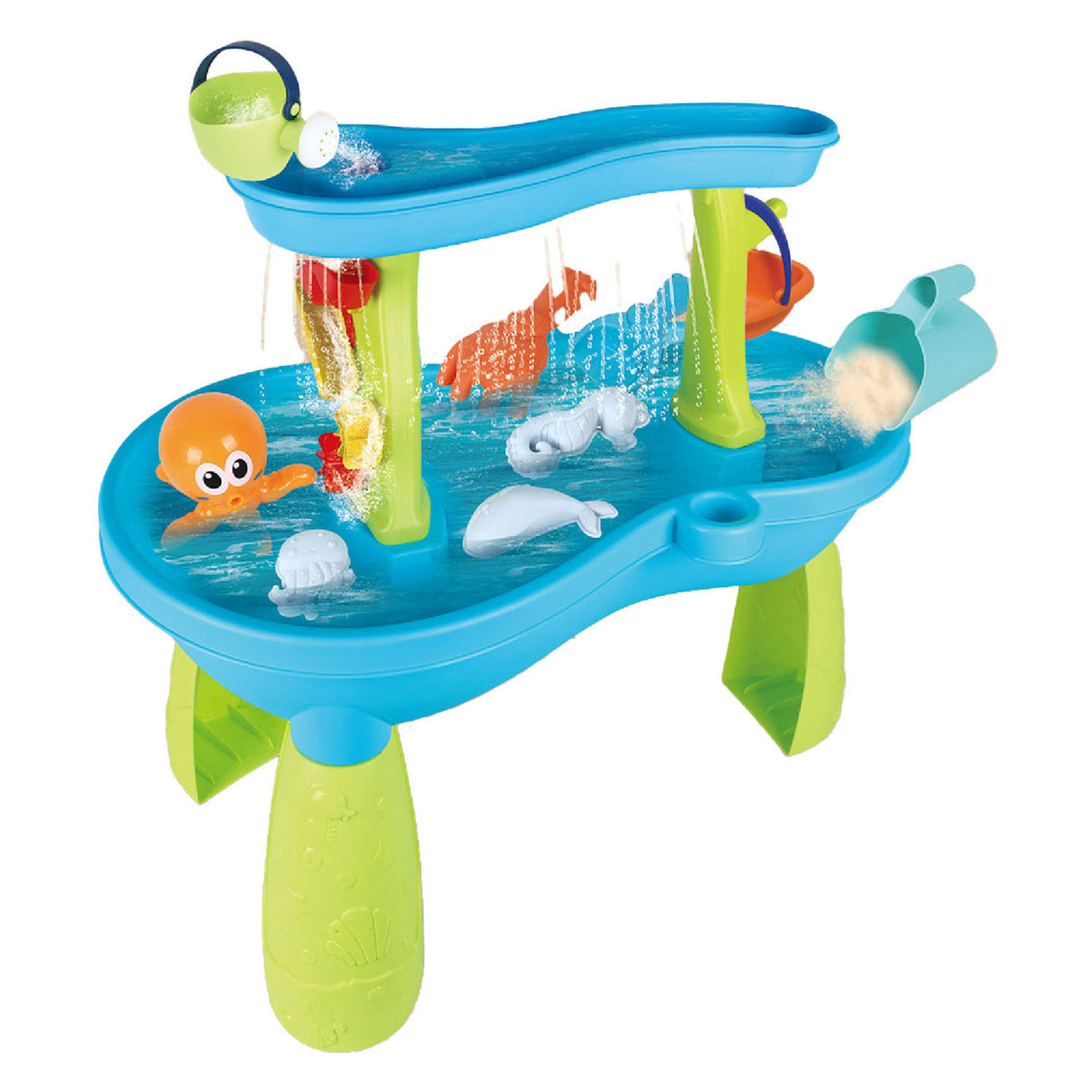 Vodní hladina s vodopádem