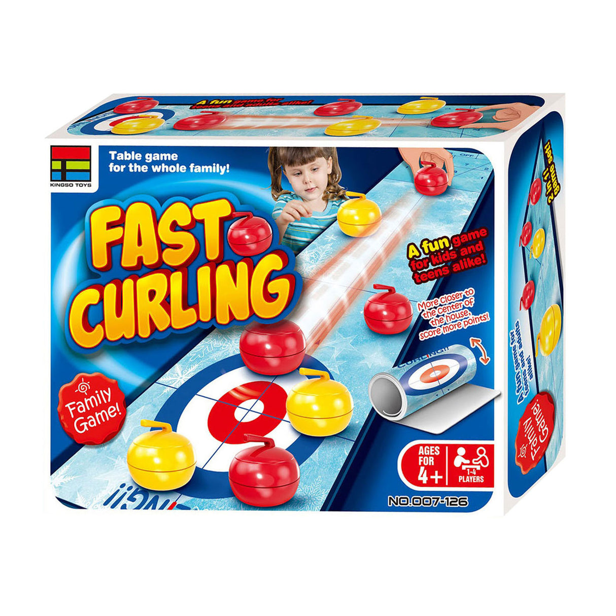 Table game curling game