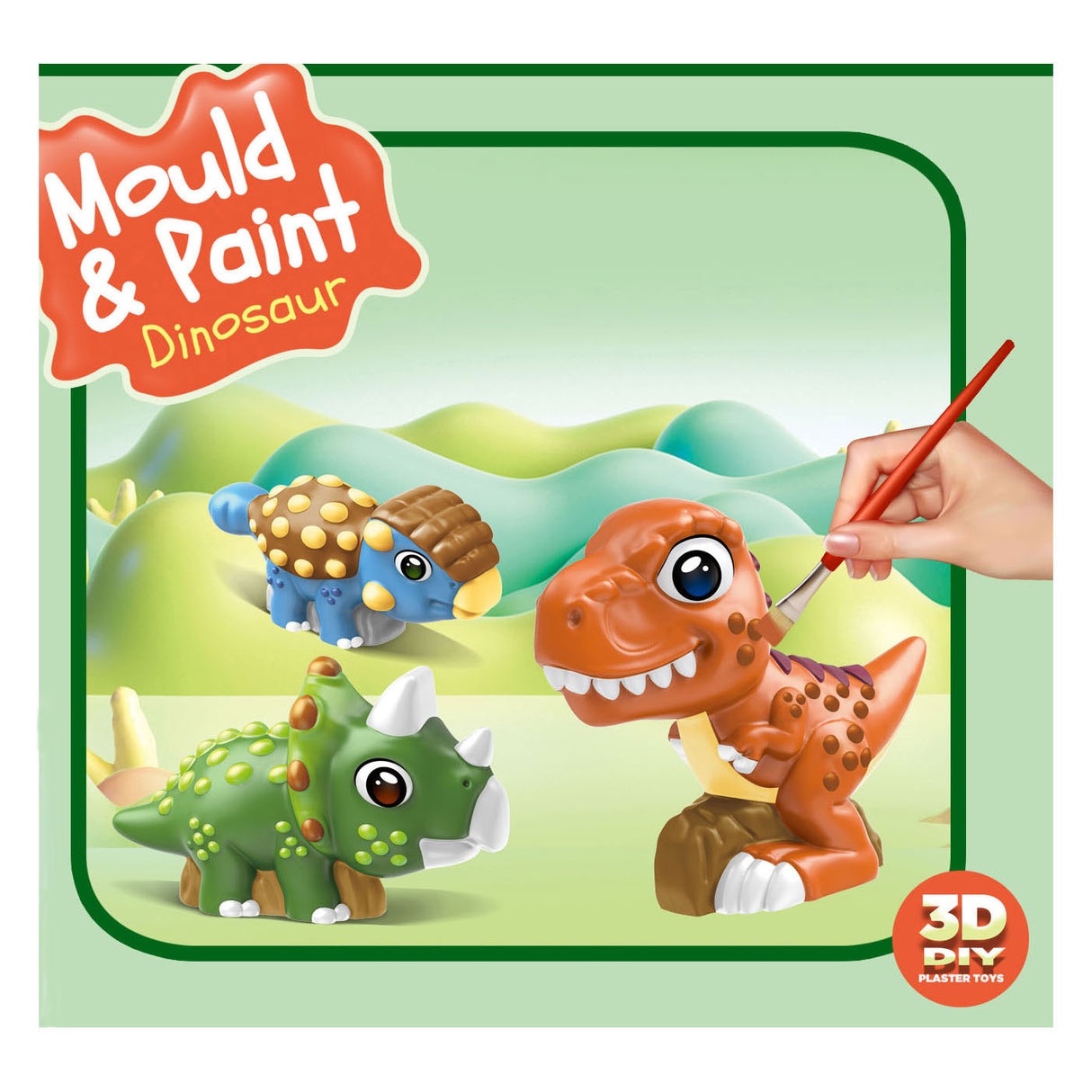 Casting painting dino 3d