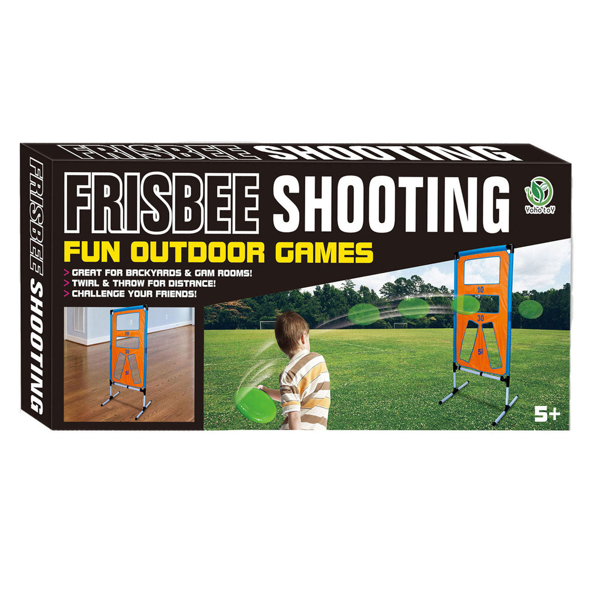 Frisbeesett med punktskjerm