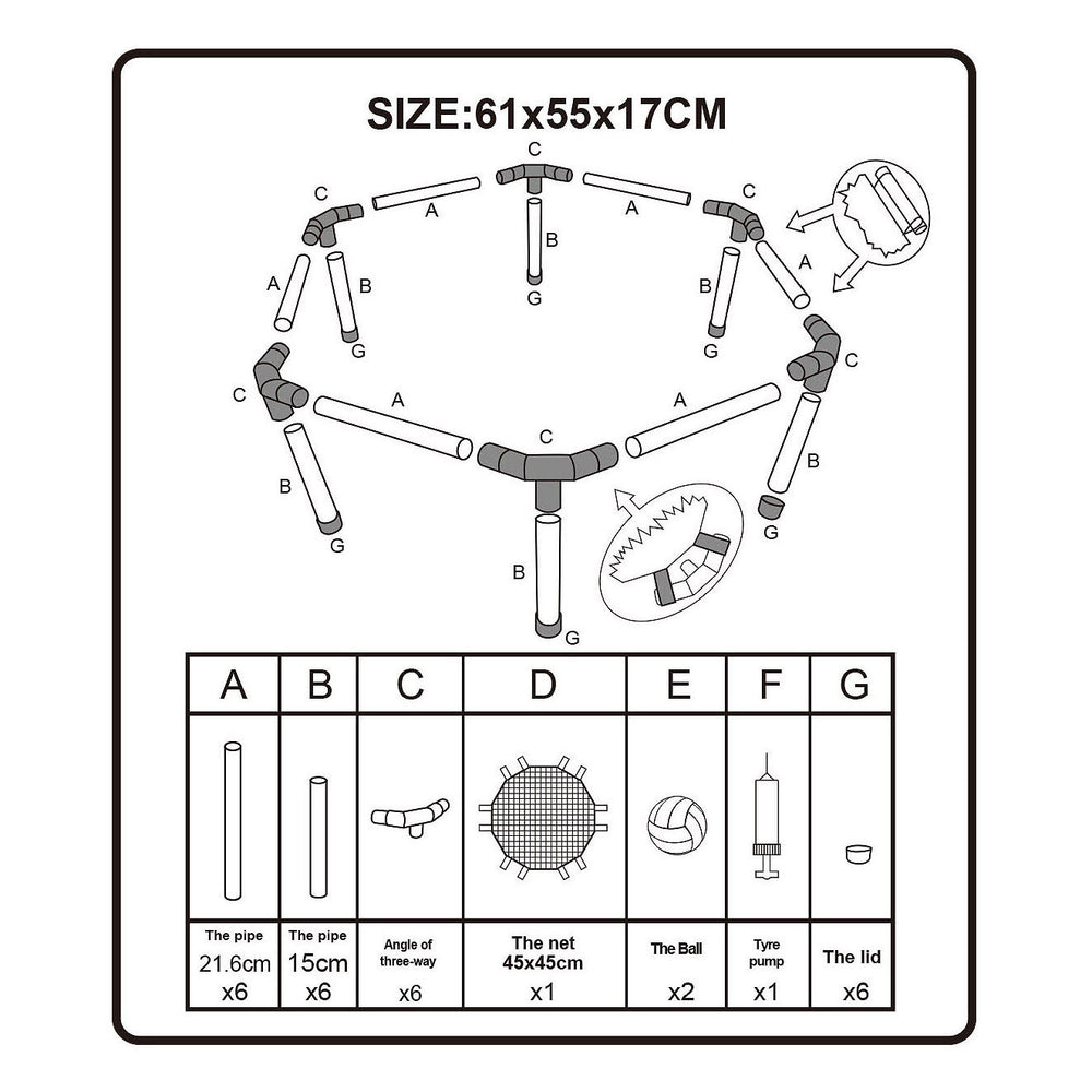 Bouncing table outdoor