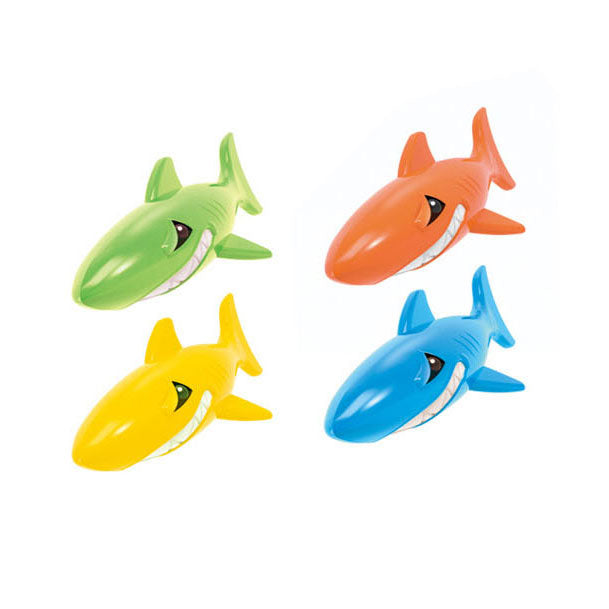 Diving set sharks in safety net, 4 pcs.