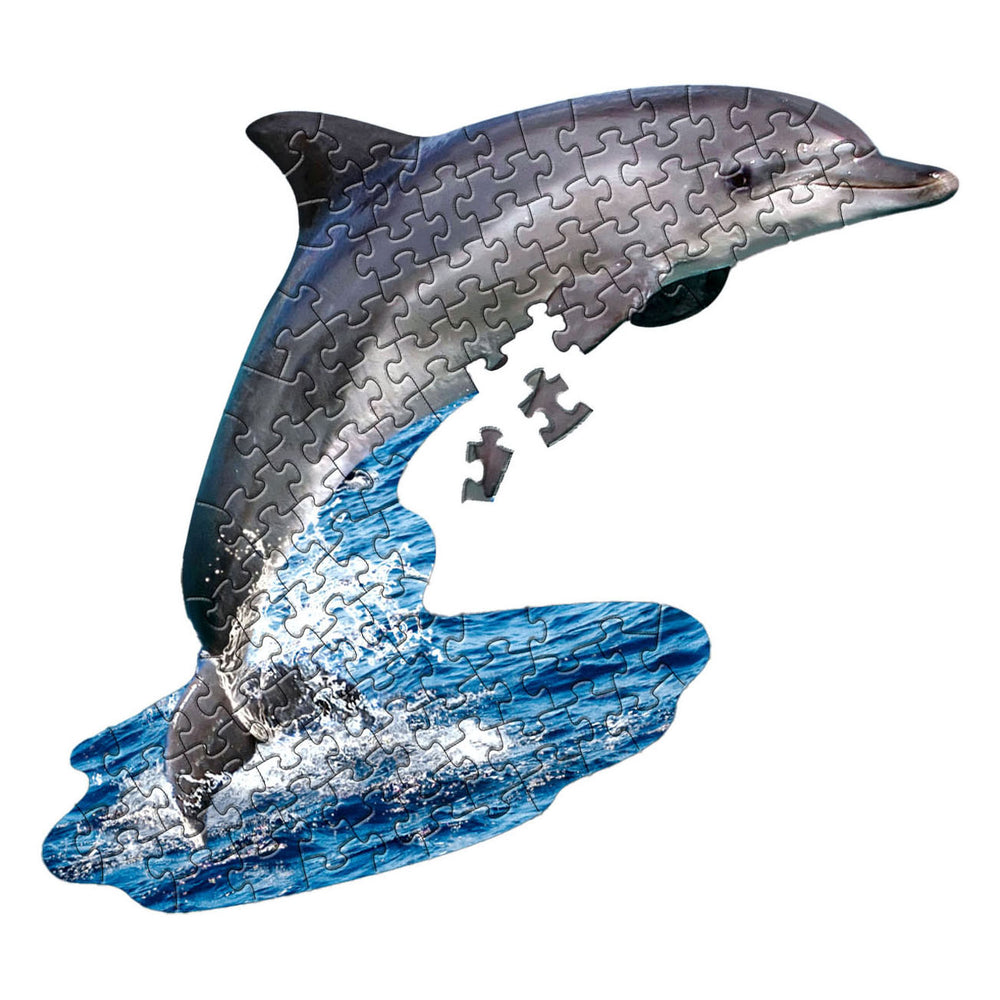 Shape puzzle dolphin, 100 pcs.