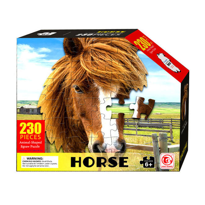 Shape puzzle horse, 320 pcs.
