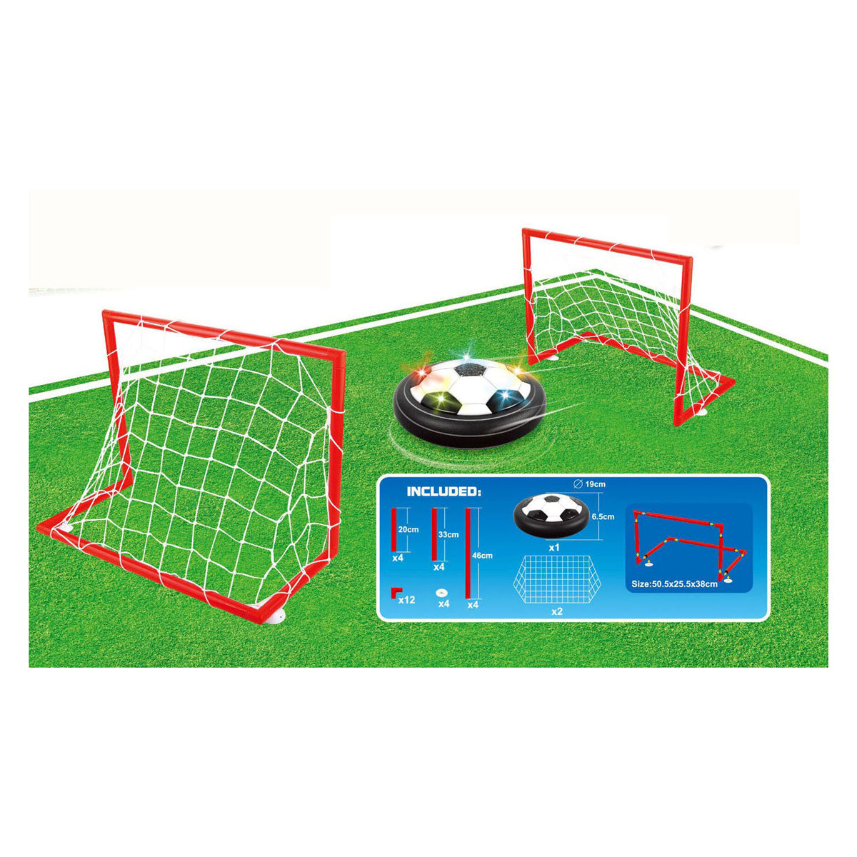 Complete air football set