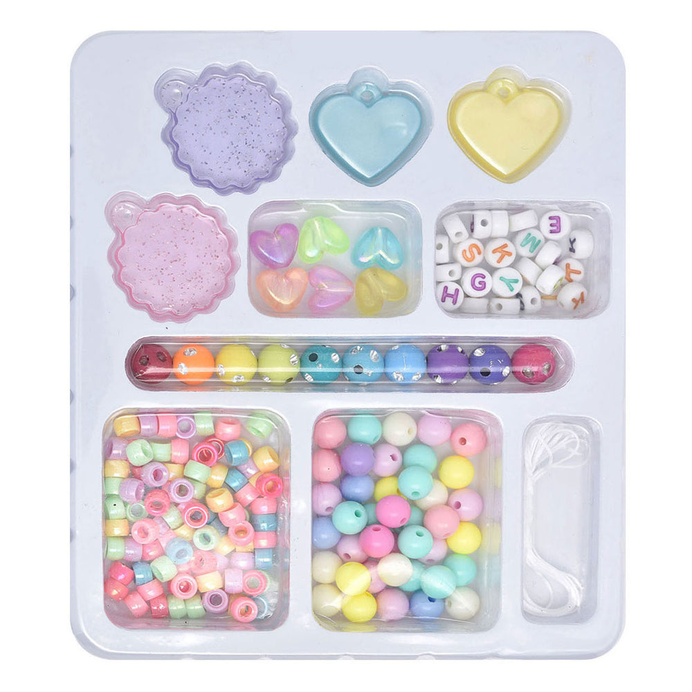 Stylish beads rainbow jewelry making