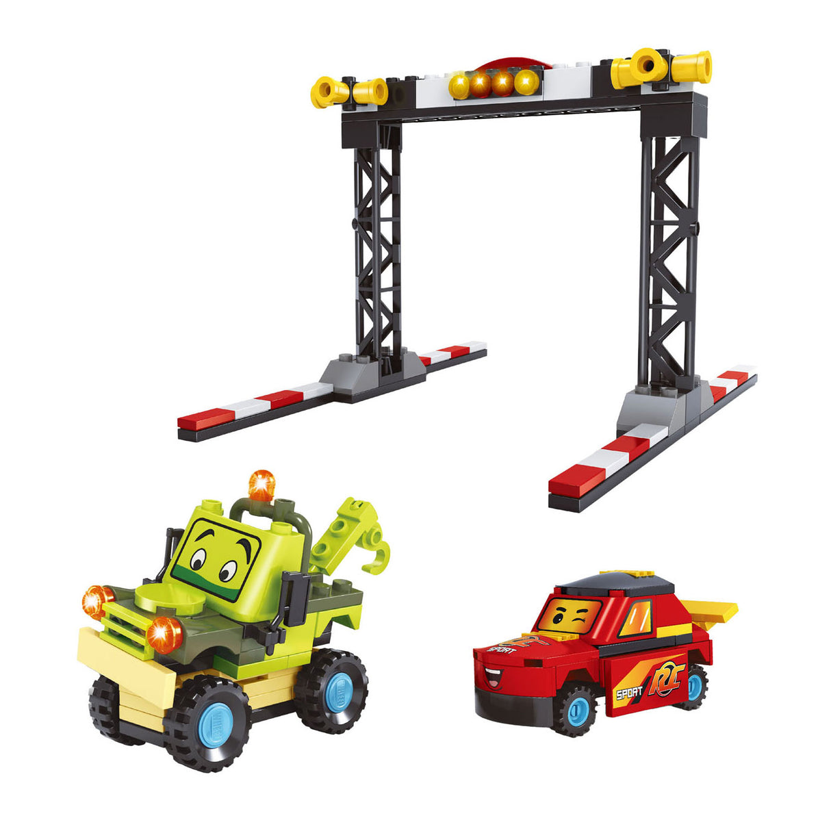 Car construction kit - 164 pcs.