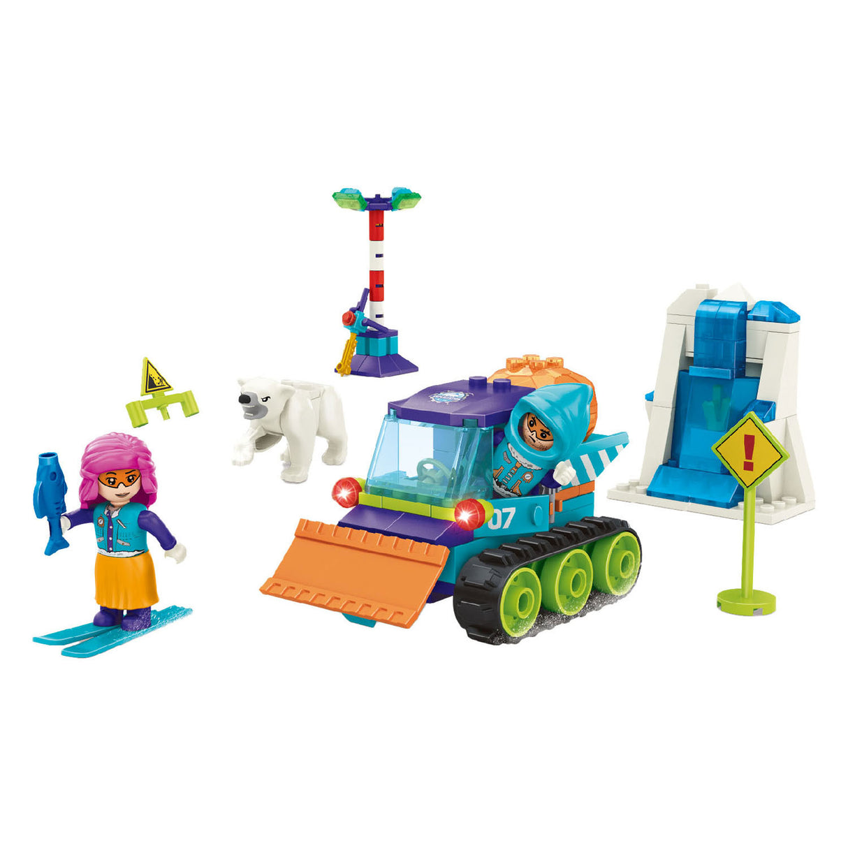 Polar Bear Mission Construction Kit - 163pcs.