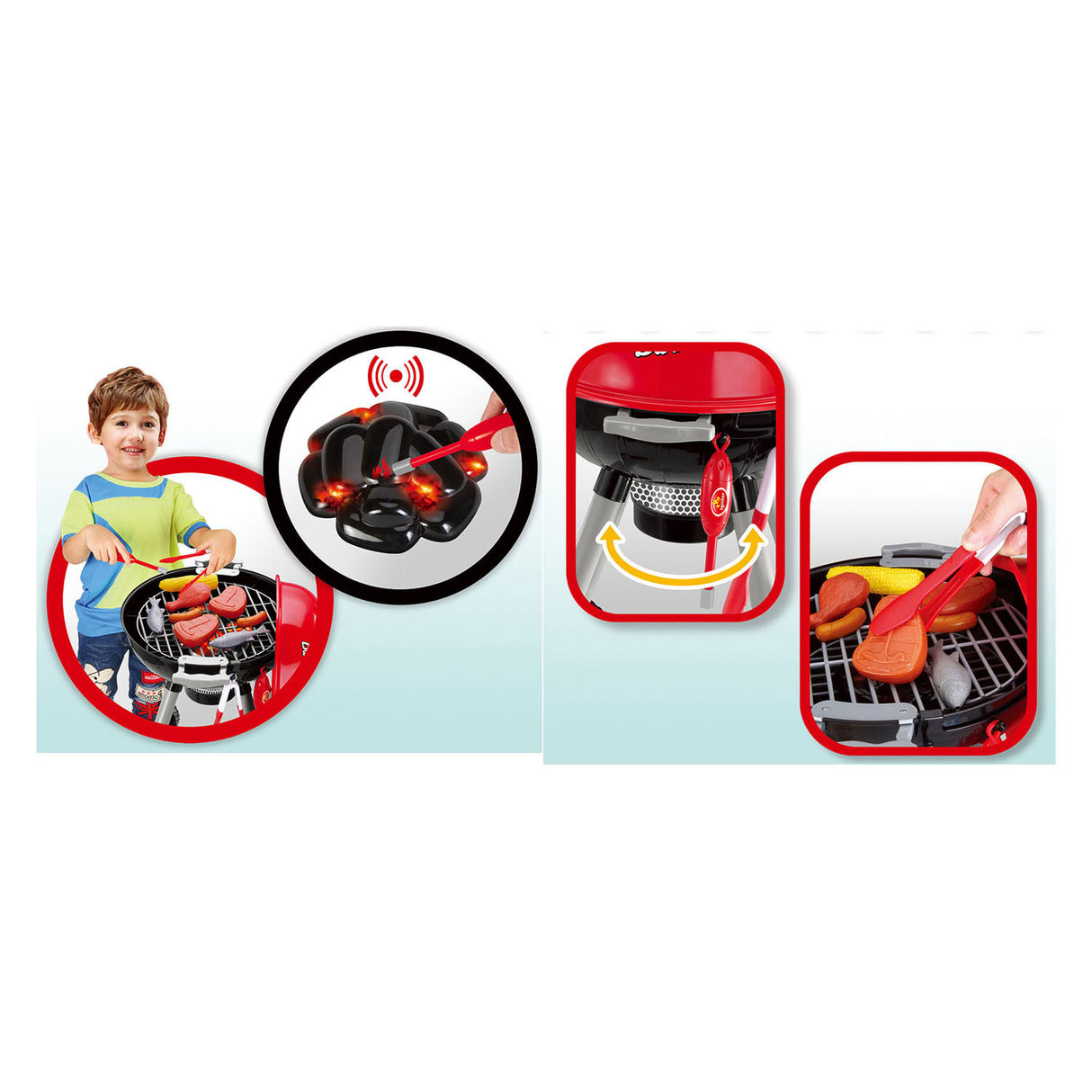 Детско барбекю със светлина и звук