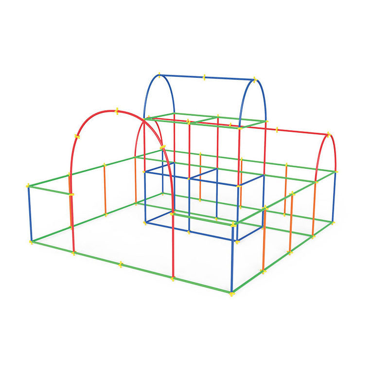 Construction straws in bag, 100 pcs.