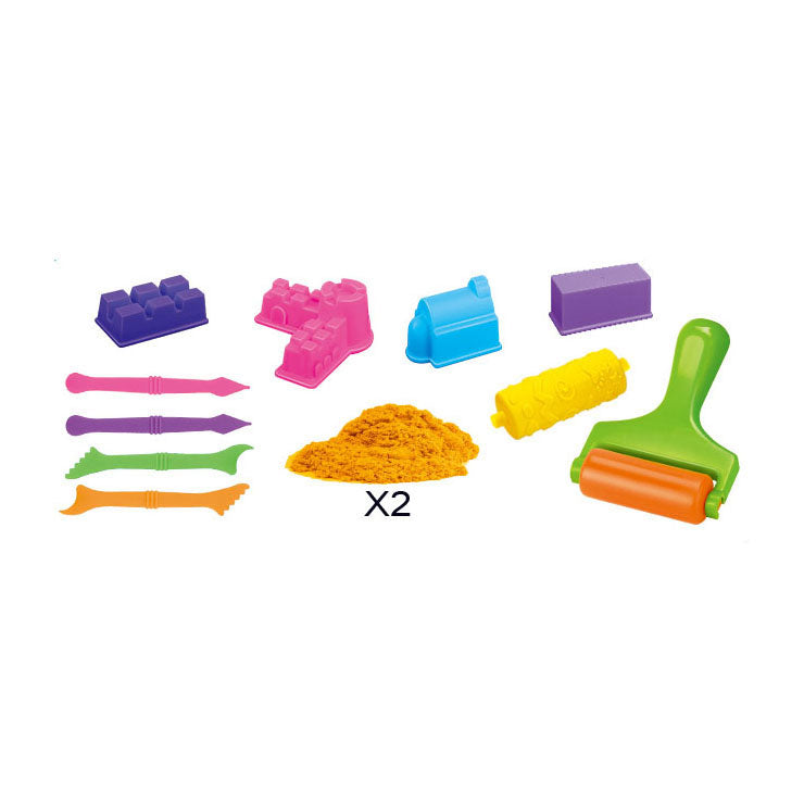 Castle sand play set, 2x300gr