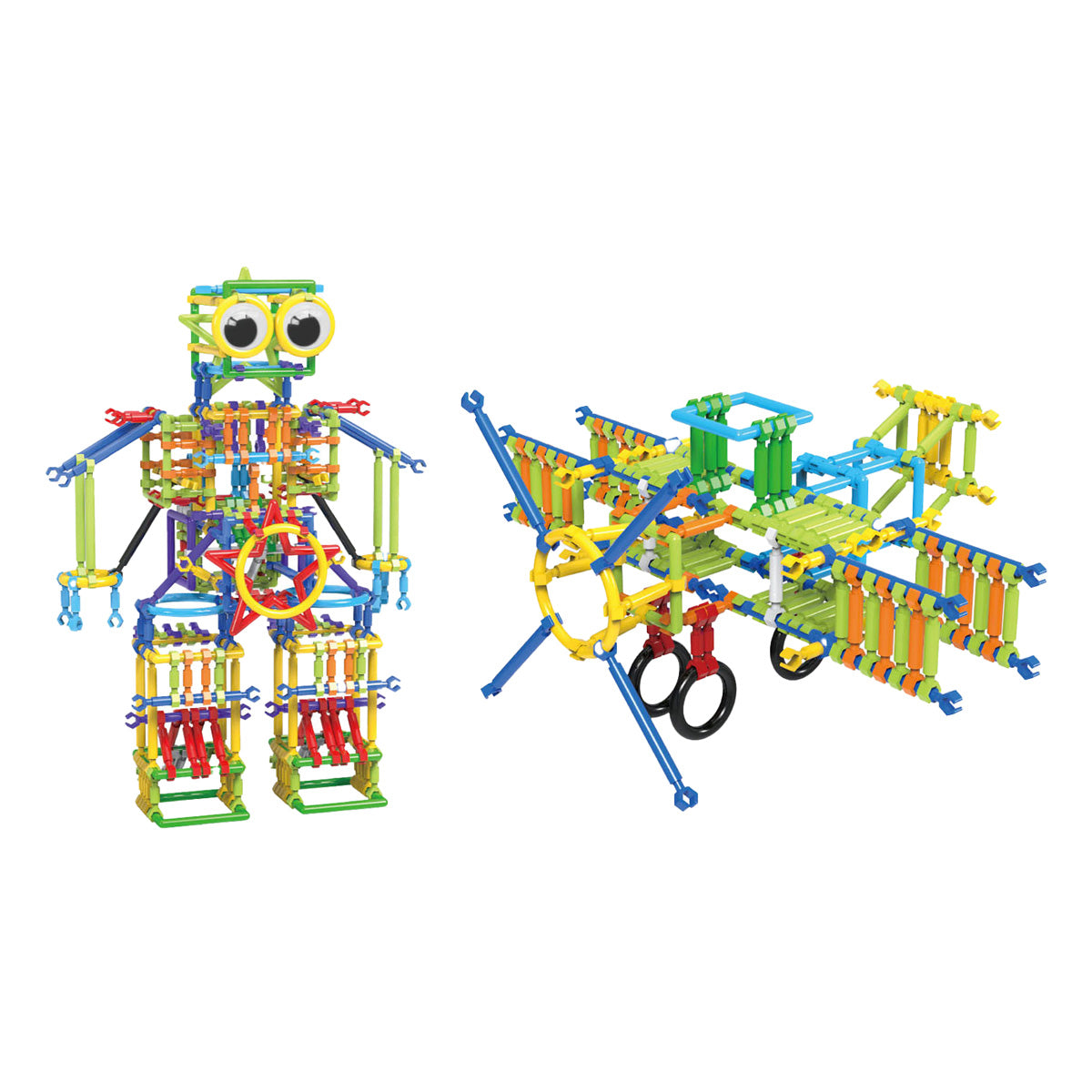 Building elements in storage box, 869 pcs.