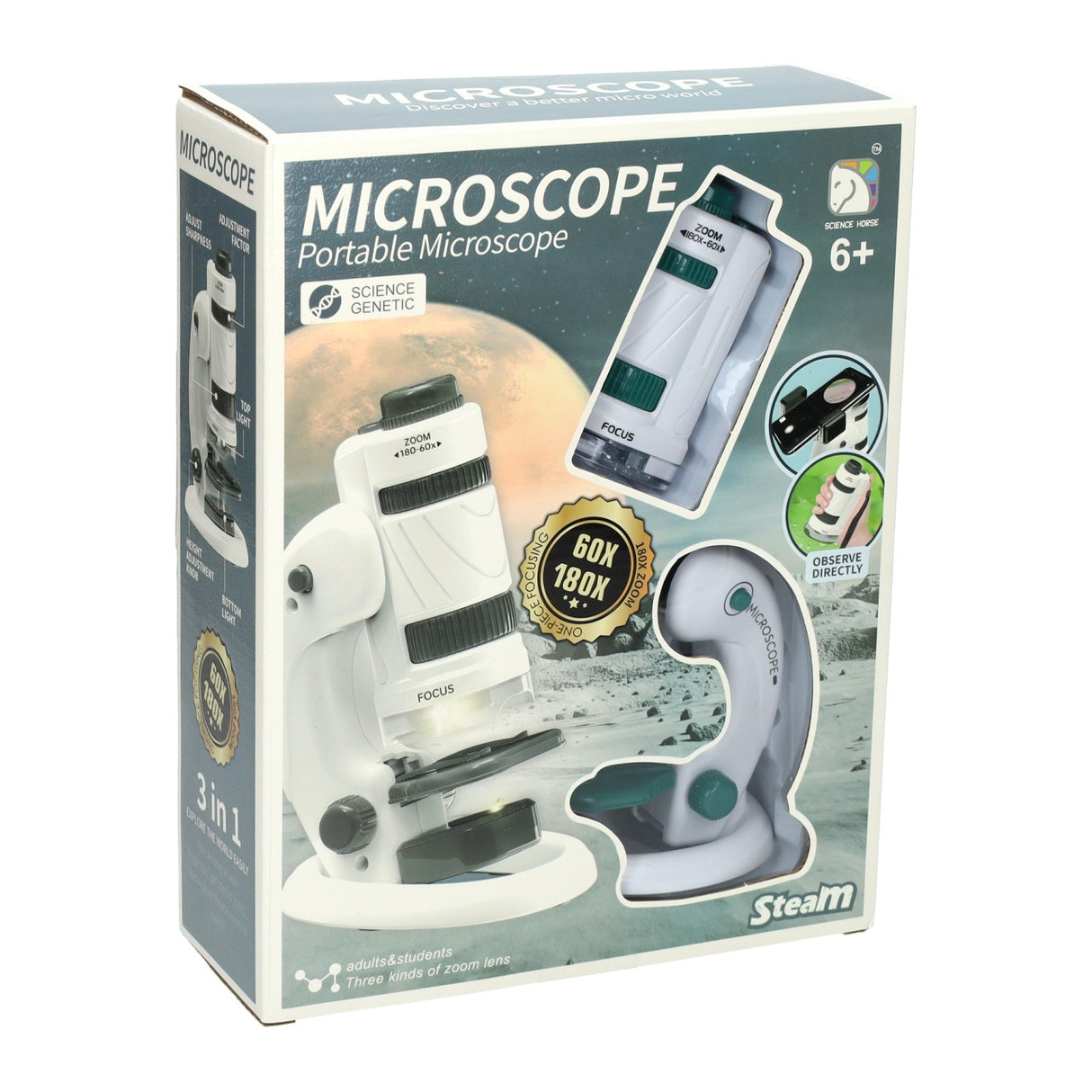Microscope set green