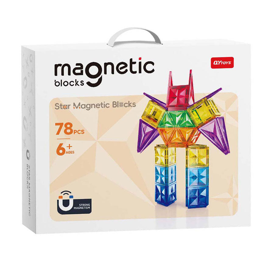 Magnetic building set - 78pcs.