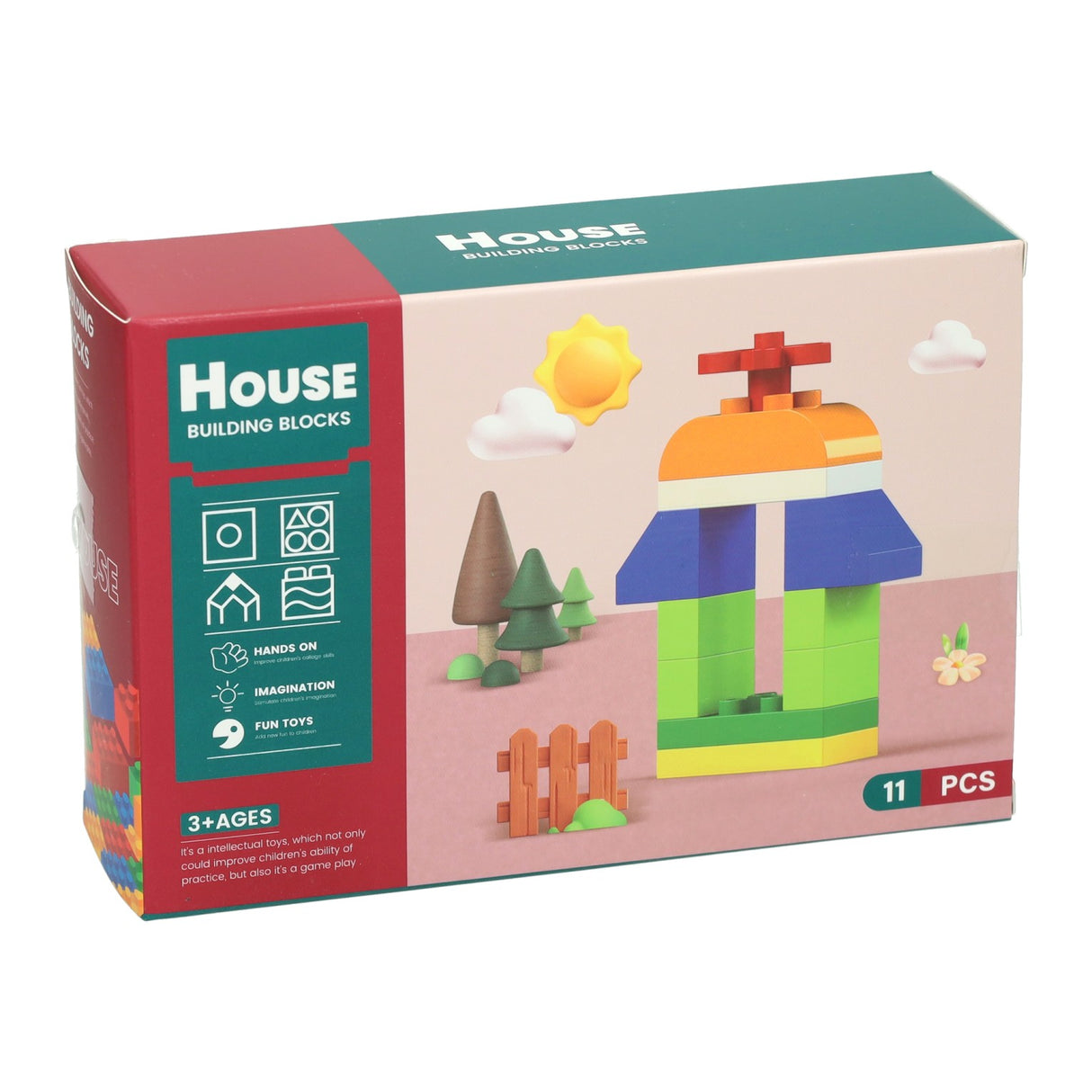 Small Blocks Building Set - 12 pcs.