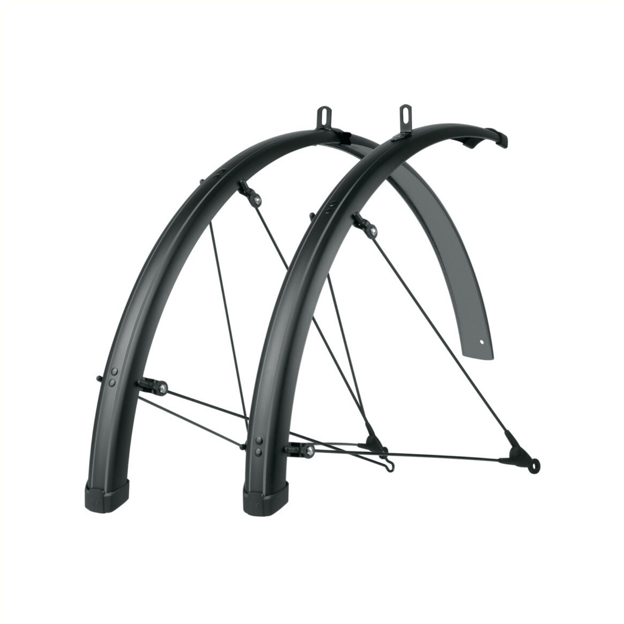 Sks bleumels stripes 45mm mudguard set, black