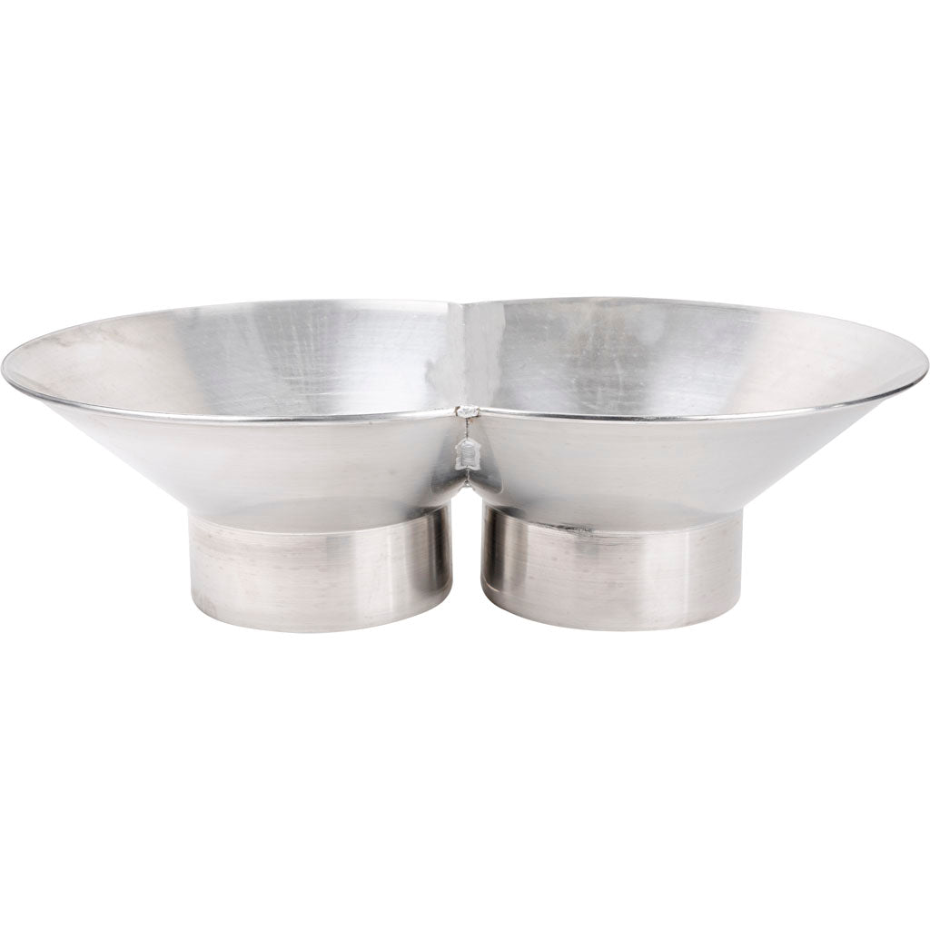 Baptism ring, double, size 4, 1 piece