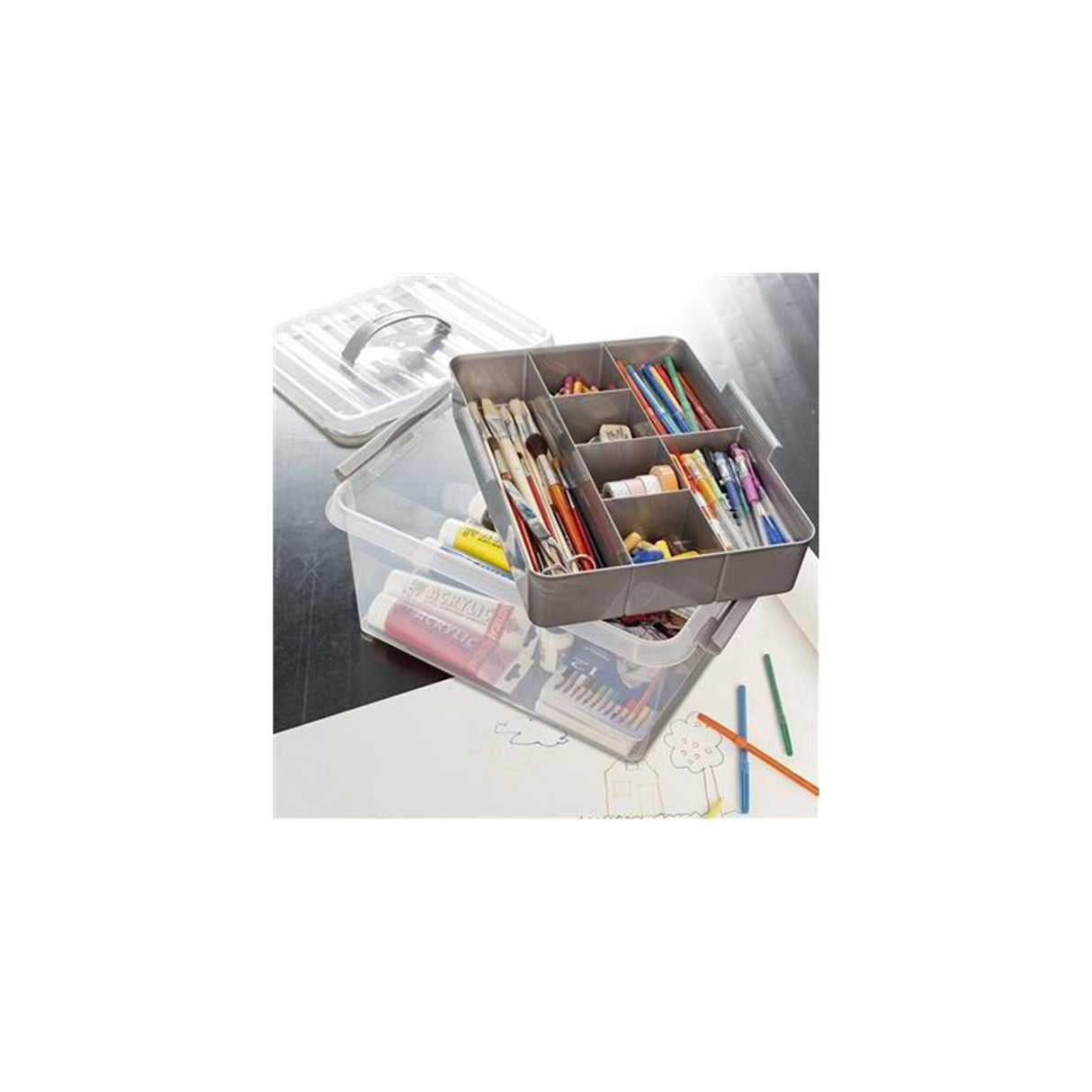 Sonnenwaren Q-Line Storage Box mit Einsatz 15 Liter