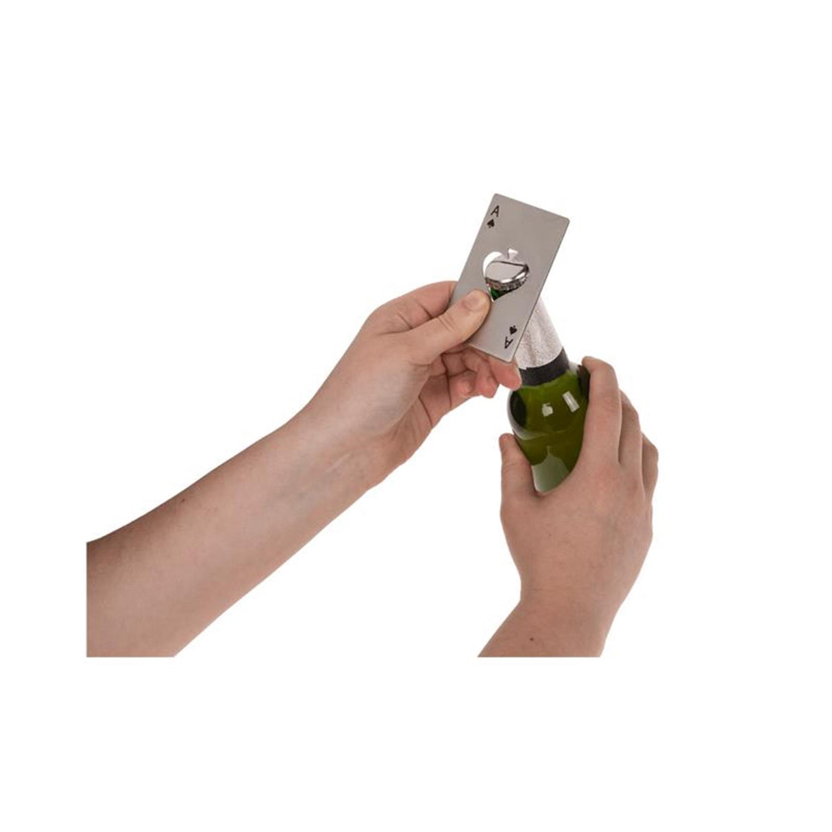 Out of the blue metal bottle opener poker card 8.6x5.4cm