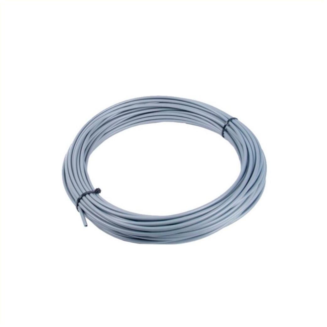 Falkx outer cable (lined) gear 5mm silver 50m on roll