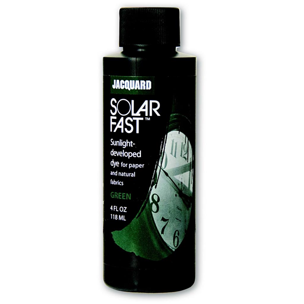 Jacquard solarfast - light-sensitive dye, green (109), 118 ml 1 bottle