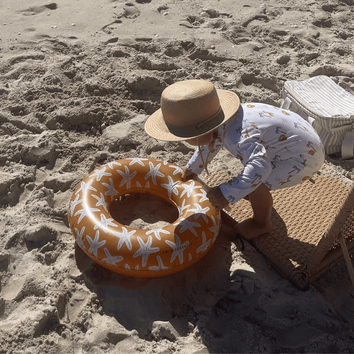 SEASTAR | Cinta de natación naranja Ø 55 cm