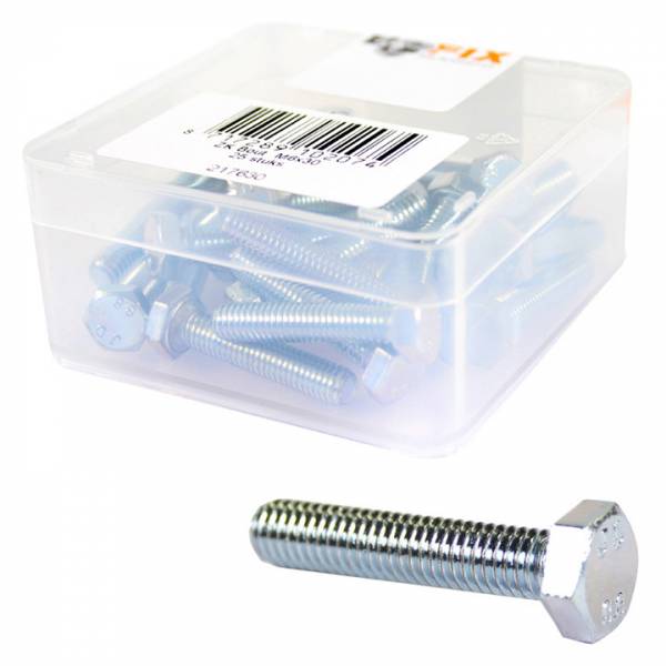 Bofix Hexagon Bolt M6X60 Rostfritt stål per 25 stycken 218665