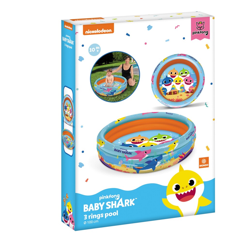 Mondo Baby Shark 3-Rings swimming pool 100 cm