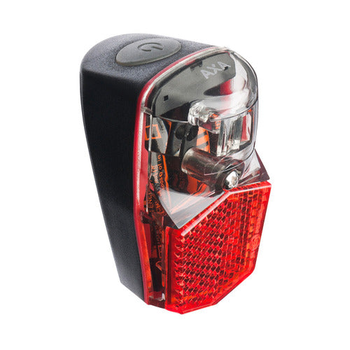 Axa Run Compact battery-powered rear mudguard light (on card)