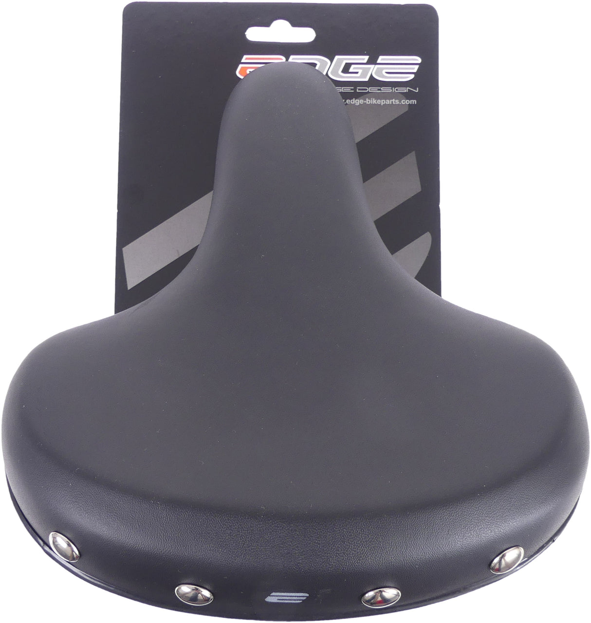 Kolesarsko sedlo Edge Urban Junior za 20 24 -palčna otroška kolesa - črna