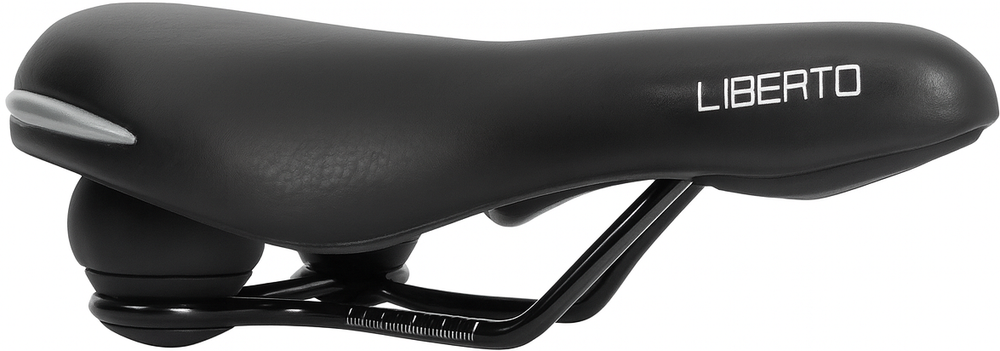 Edge Fietszadel Liberto Zwart (imballaggio sul posto di lavoro)