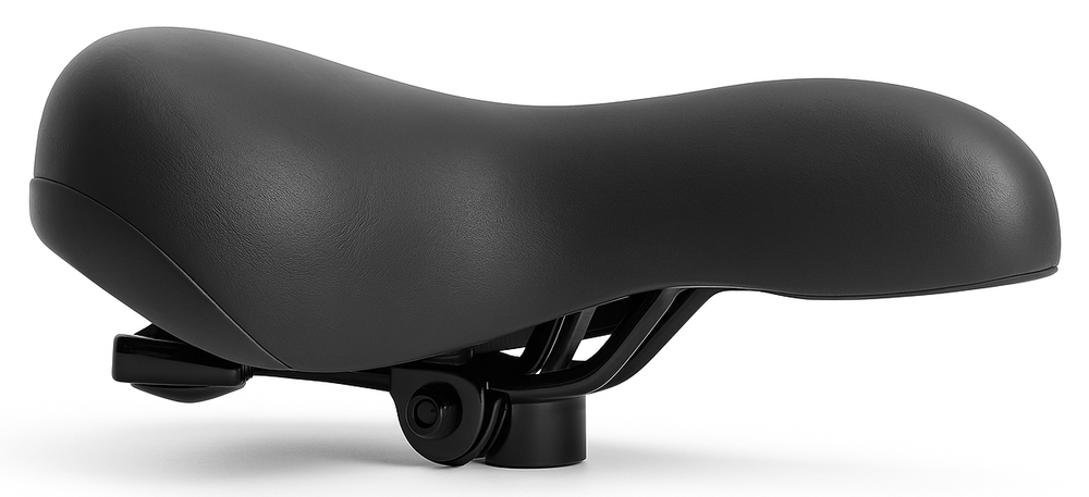 Edge Bicycle Saddle City Soft Incl. Sella strop - nero