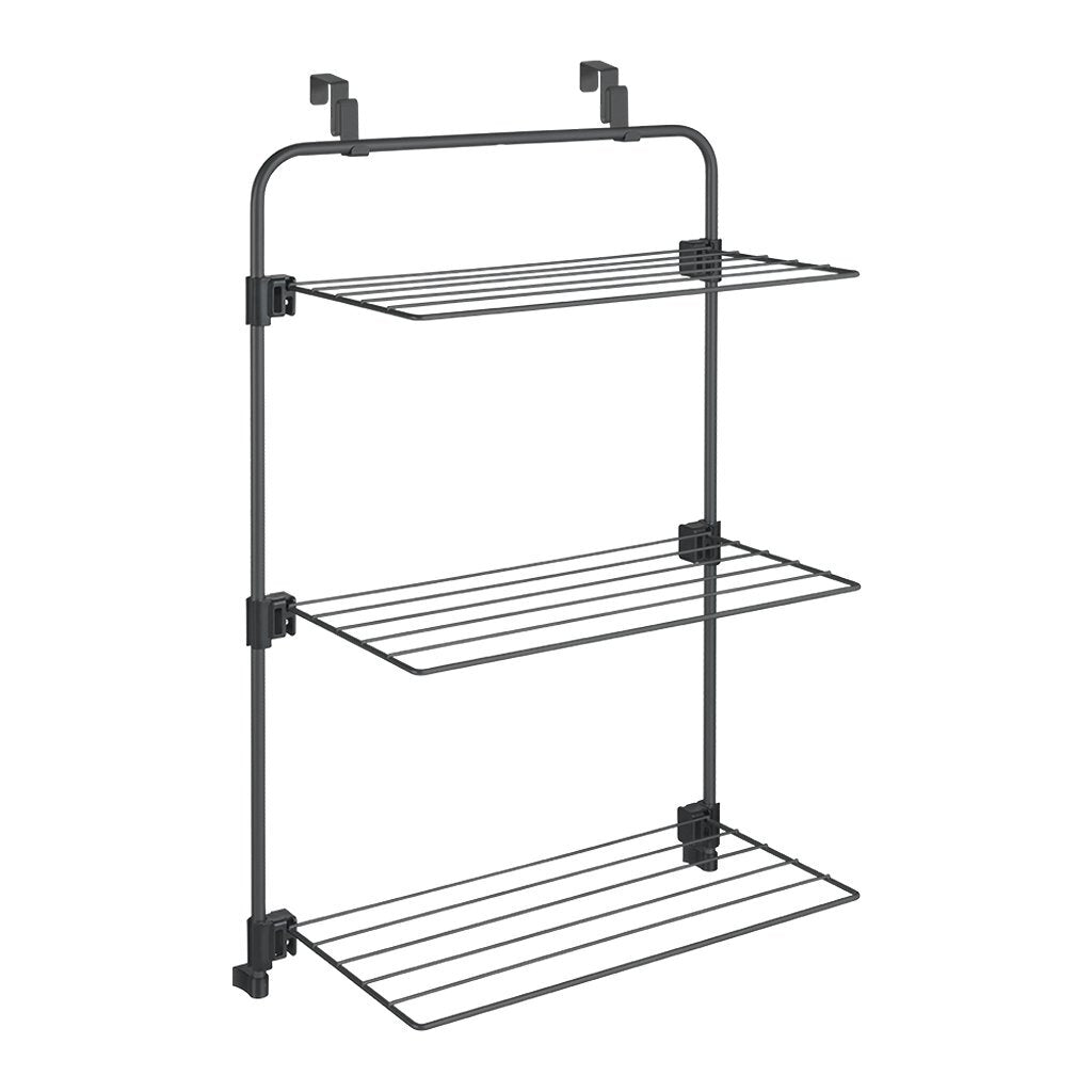Metaltex gale drying rack 11 m clothesline 57x31x98 cm black