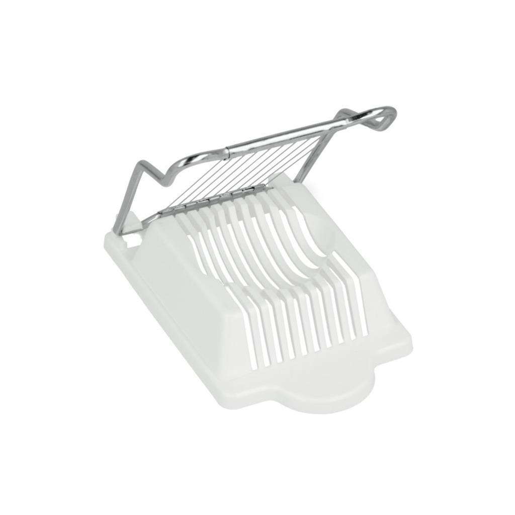 Metaltex stainless steel egg slicer white