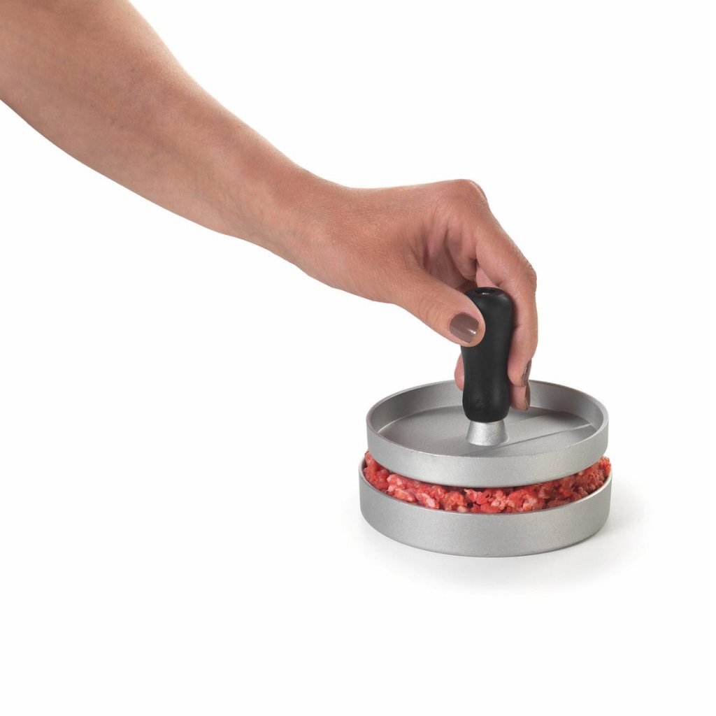 Metaltex kitchen helpers hamburger press 11.5 cm steel black