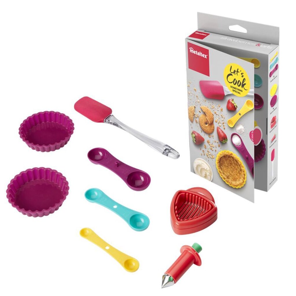 Metaltex cake and pie set for making tarts and pastries