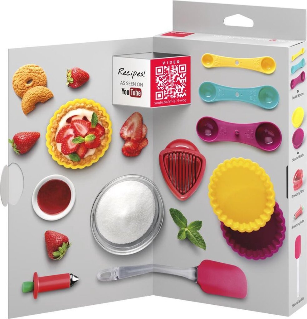 Metaltex cake and pie set for making tarts and pastries